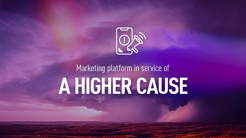 Tasil marketing platform used as a warning system