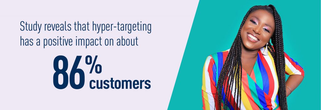 Targeted advertising positive impact on customers